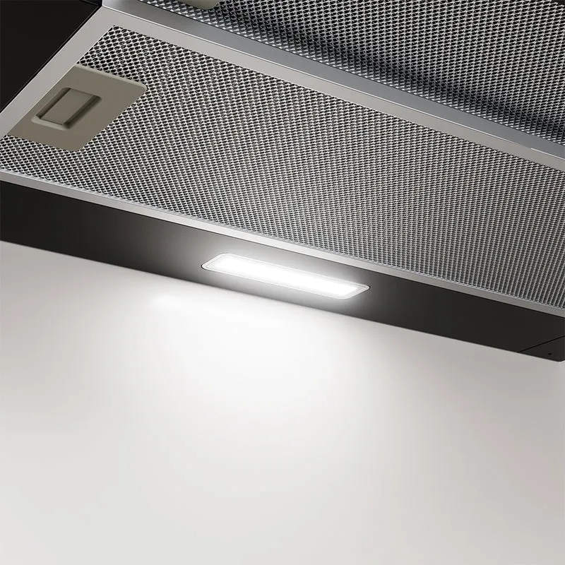 Ciarra 60cm Flachschirmhaube Einbau-Dunstabzugshaube ausziehbar Klasse A+, Touch, LED-Beleuchtung | CBCB6909A