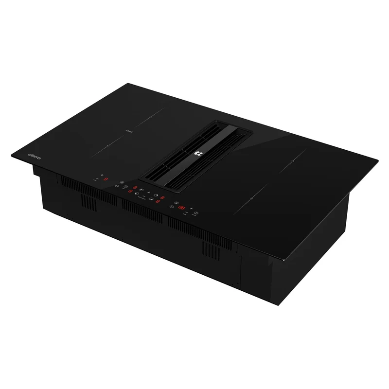 Ciarra ONE Induktions-Abzugskochfeld Ultra 830 mm mit integriertem Plasma⁺-System und Boost und Flexzone CBBEH834BBF-OW