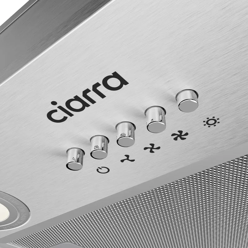 Ciarra Einbau Unterbau Integrierte Dunstabzugshaube 300m³/h 52cm Ohne Abluft | CBCS5913A