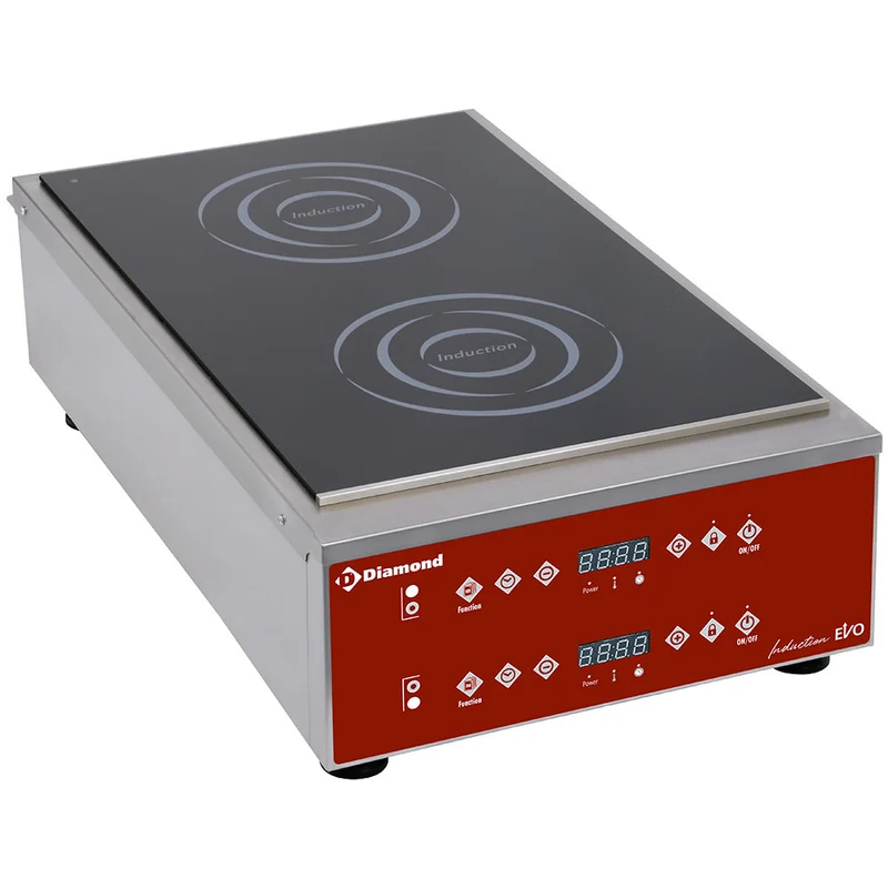 Induktionsplatte 2 Kochfelder (2x 3500 watt), kapazitive-Tasten - IND-2F35/70D