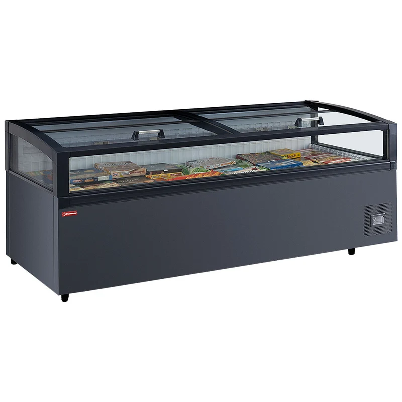 Panorama-Tiefkühltruhe, Glasschiebetüren, Gondelkopf - CPN20-R2B-TP
