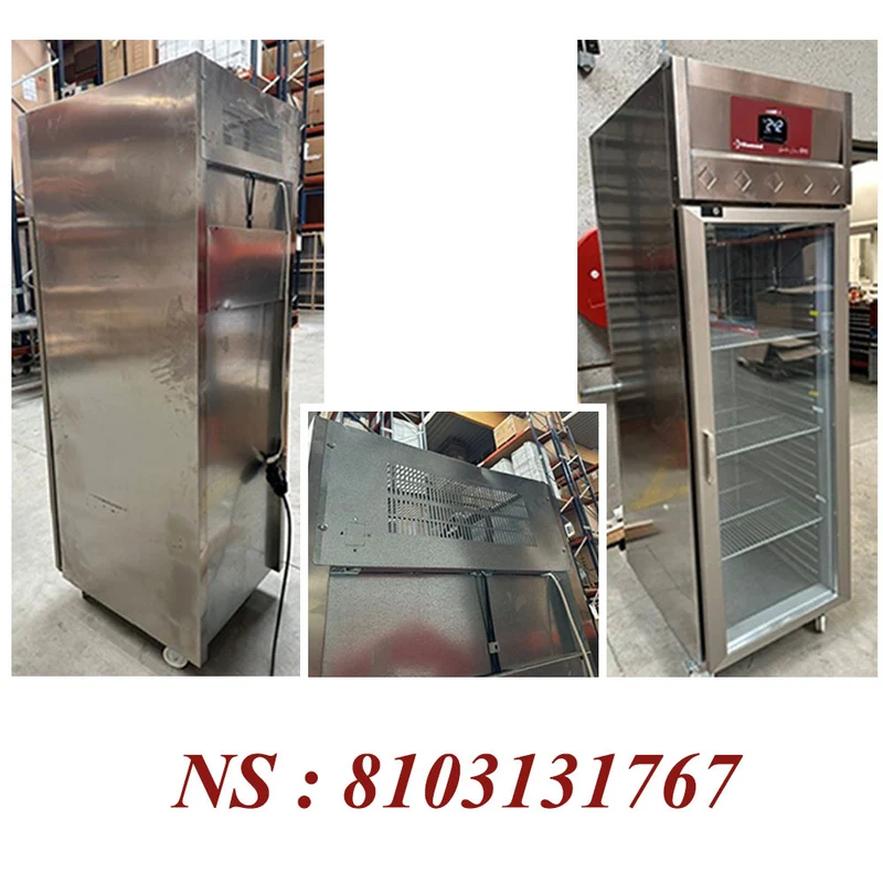 Umluftkühlschrank 700 Liter, 1 Glastür (GN 2/1), Auf Rädern - ID70/R6G-OCC_B