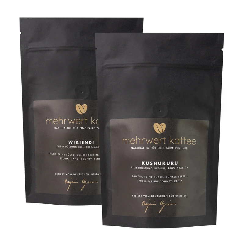 Filterkaffee Probierpaket mit Geschenkkarton & Probiertütchen