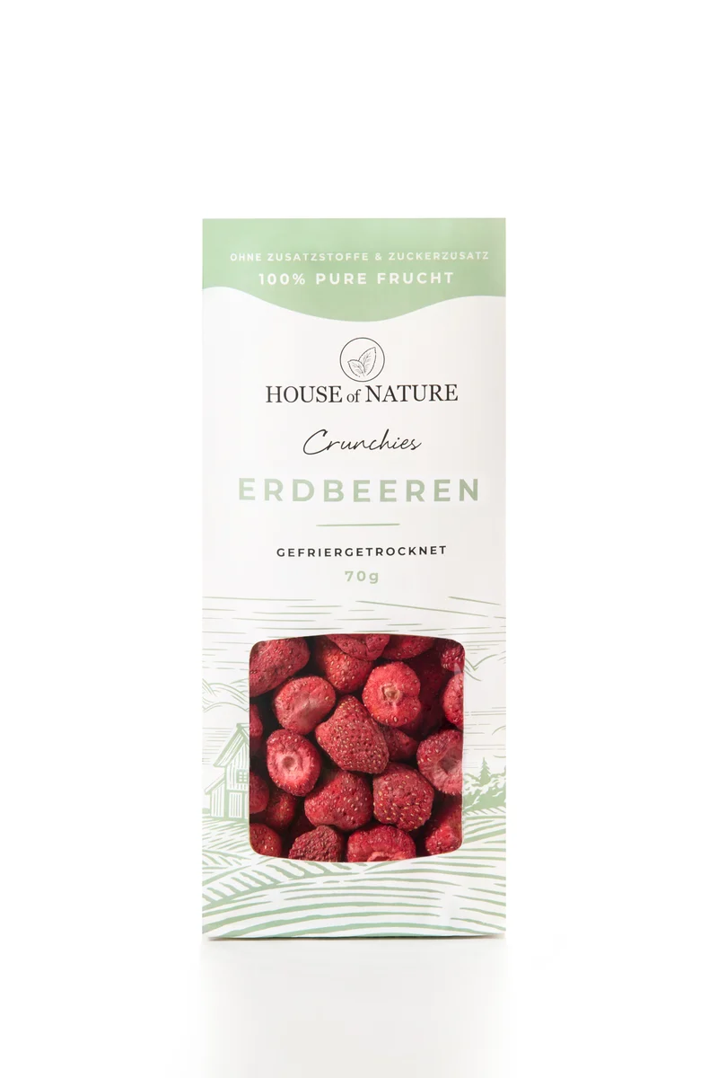 Erdbeeren gefriergetrocknet
