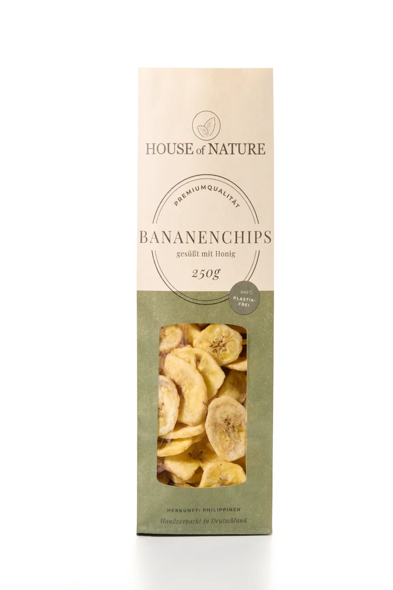 Bananenchips Honiggesüßt