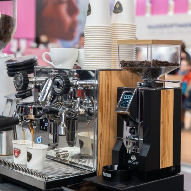 Eureka Costanza Espresso Coffee Machine 230v - Oak