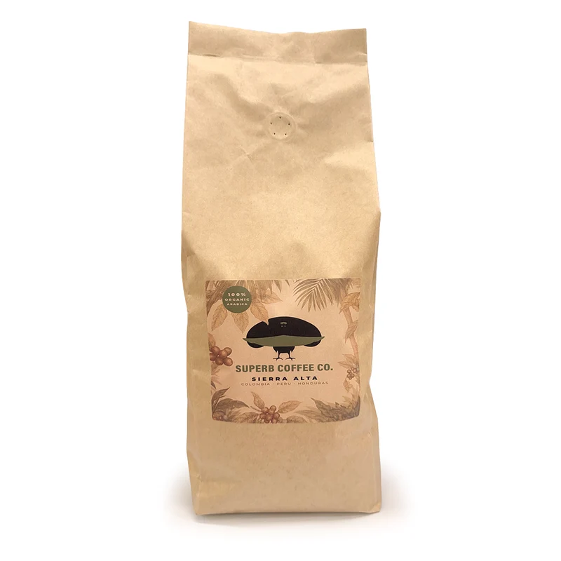 Superb Coffee Co. Sierra Alta 100% ORGANIC Espresso Beans 1Kg