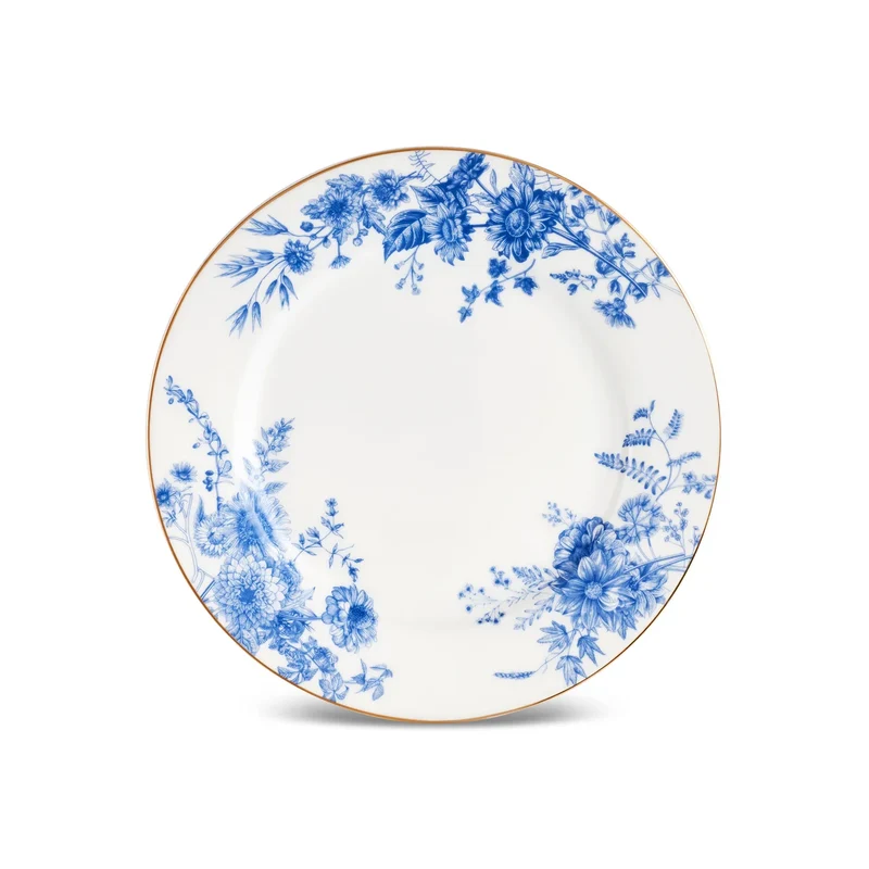 Karaca Delft 6 Kişilik 8 Parça Bone China Servis Seti, Mavi