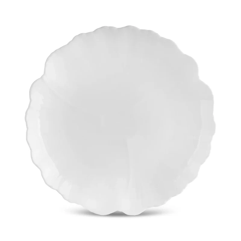 Karaca White Flower Opal Cam 18 Parça 6 Kişilik Yemek Takımı