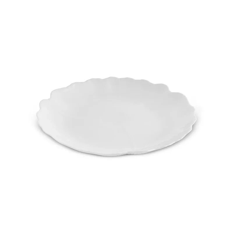 Karaca White Flower Opal Cam 18 Parça 6 Kişilik Yemek Takımı
