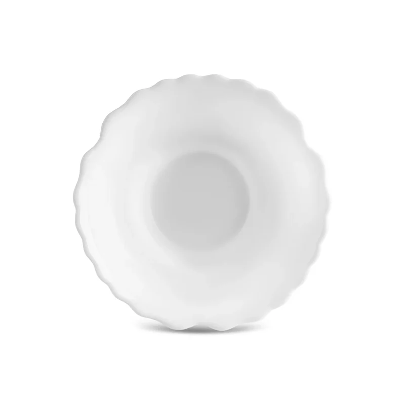 Karaca White Flower Opal Cam 18 Parça 6 Kişilik Yemek Takımı