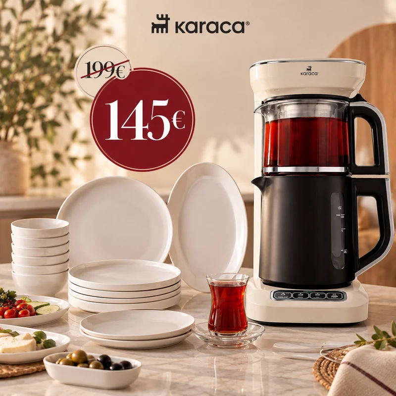 Karaca Çay + Kahvaltı Keyfi Seti