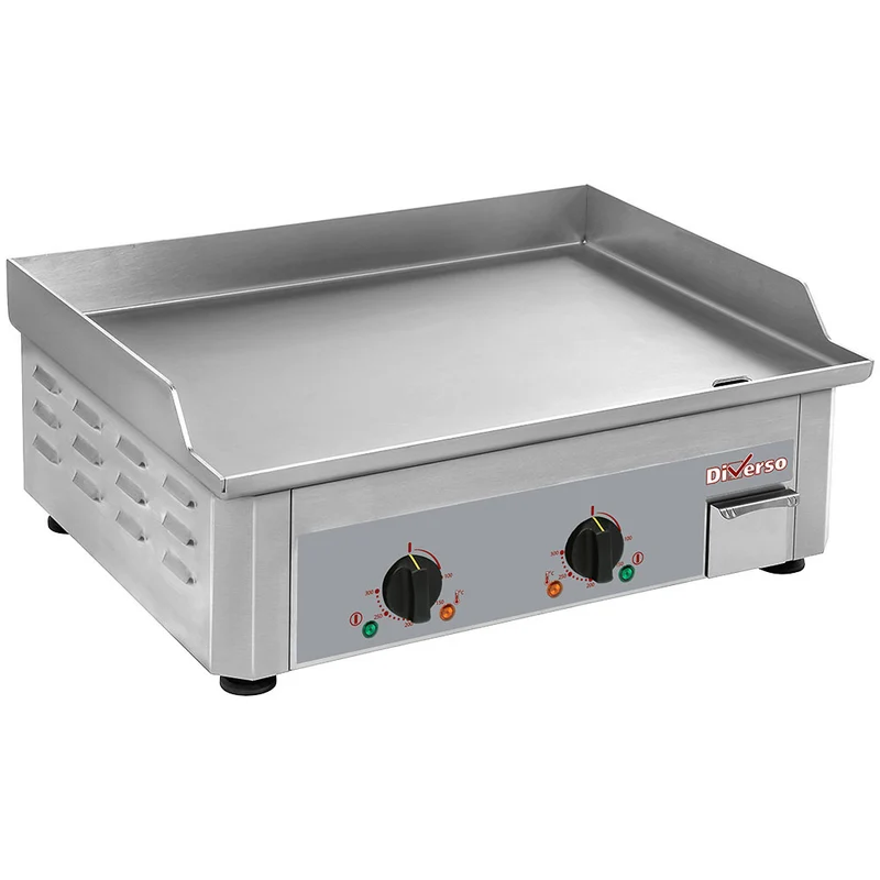 Elektro Tischgrill, doppelt, rostfreier Stahl Oberfläche - WR-EP60-XC