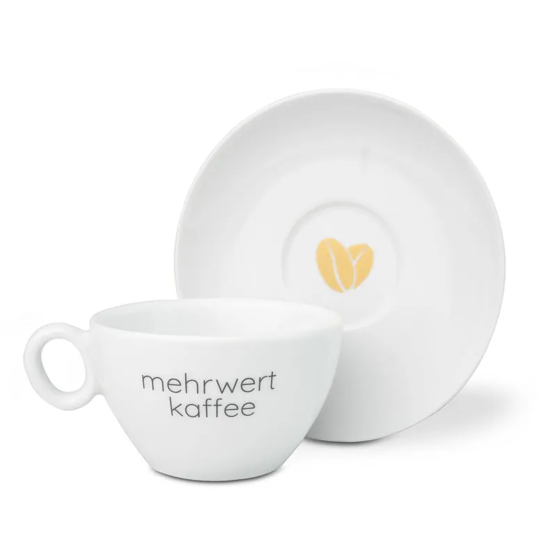 Mehrwertliche Milchkaffee-Tasse