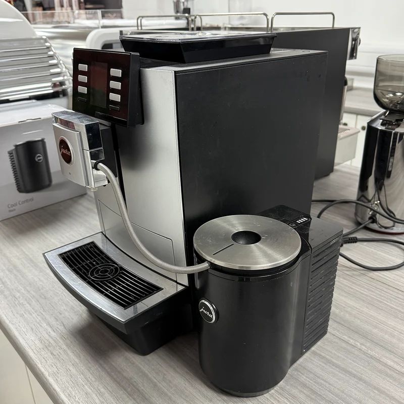 Refurbished Jura X8 Professional Coffee Machine & Cool Control Milk Cooler Bundle