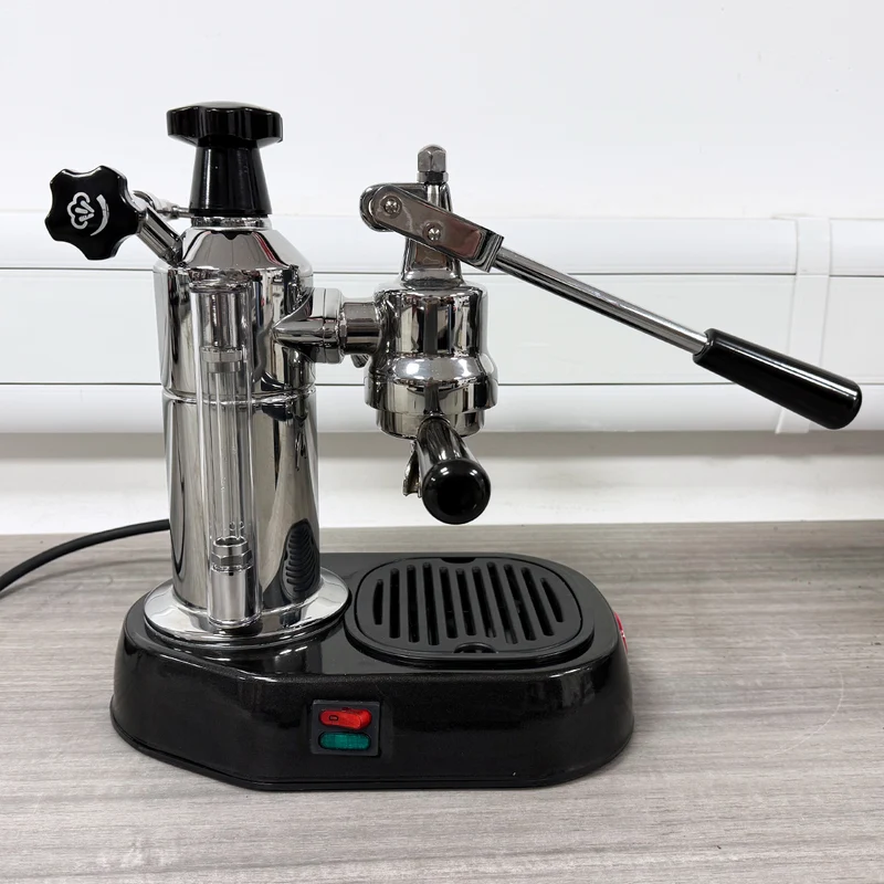 REFURBISHED La Pavoni Europiccola (black base black handles) 220v - LPLENQ01UK