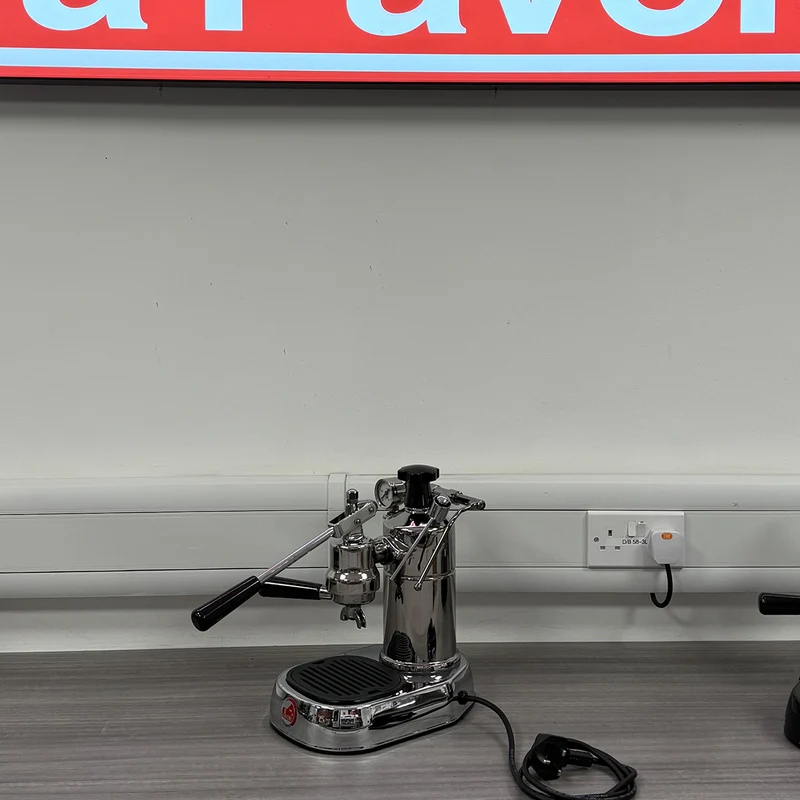 Showroom Model La Pavoni Lever Professional (Chrome base black handles) 240v - LPLPLQ01UK