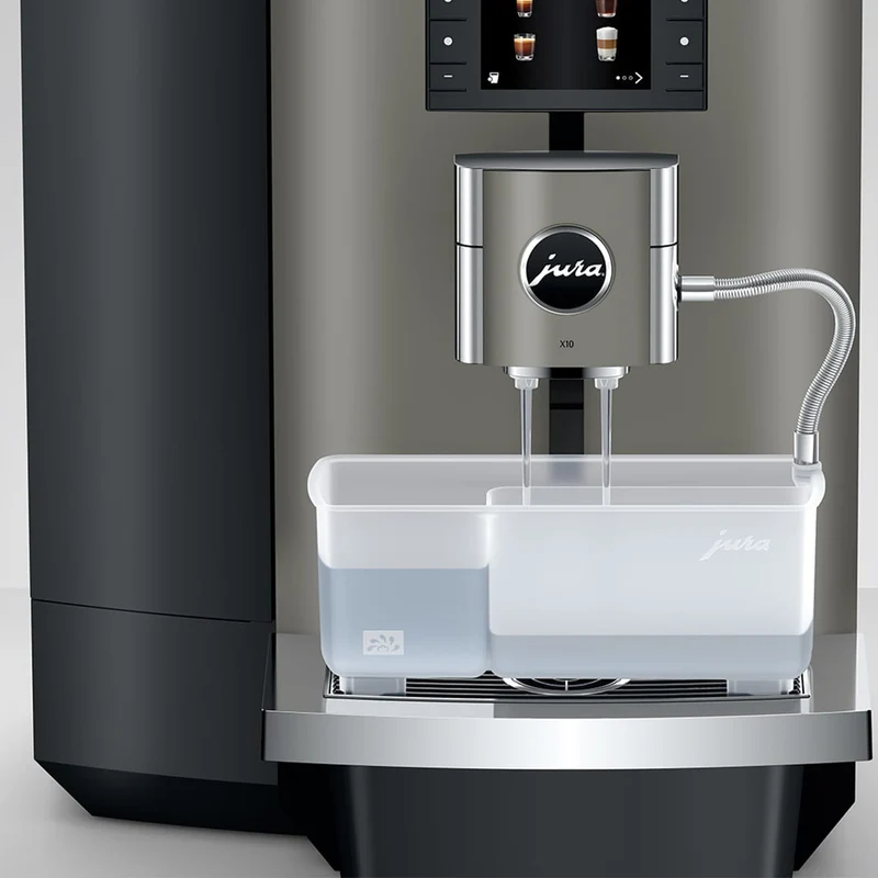 Jura X10 Automatic Coffee Machine + 1Ltr Fridge