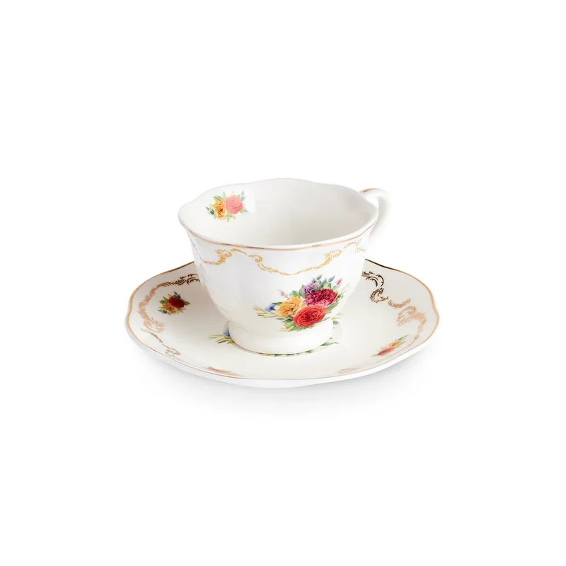 Karaca Antique 2 Kişilik 4 Parça Çay Fincanı Seti, 200 ml