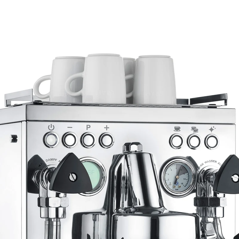 Siebträger-Espressomaschine Estessa, Edelstahl