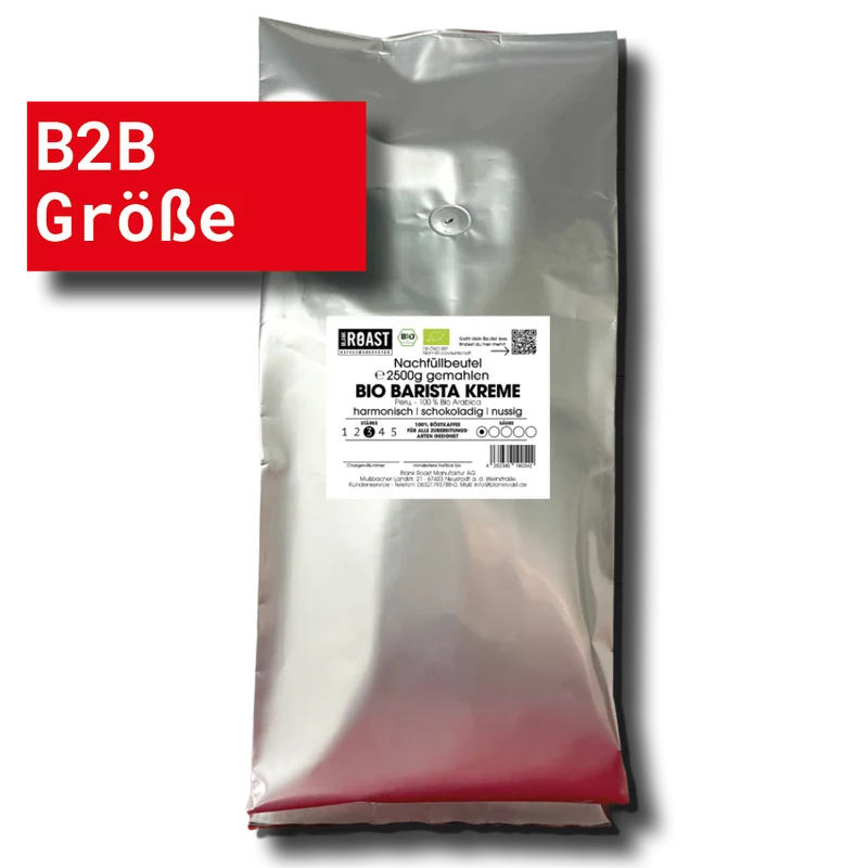 BIO BARISTA KAFFEE NACHFÜLLPACK