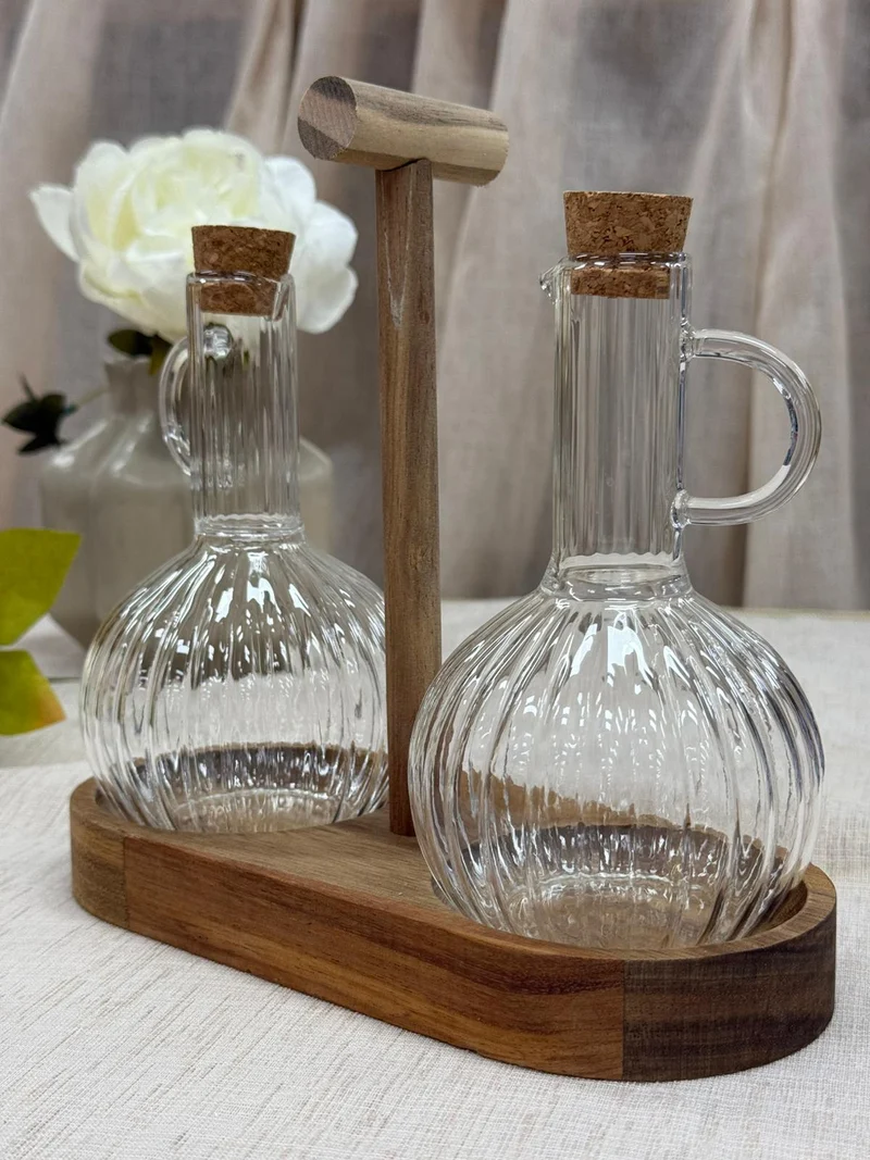Mulex Standlı Yağdanlık Seti | 2*320 ml