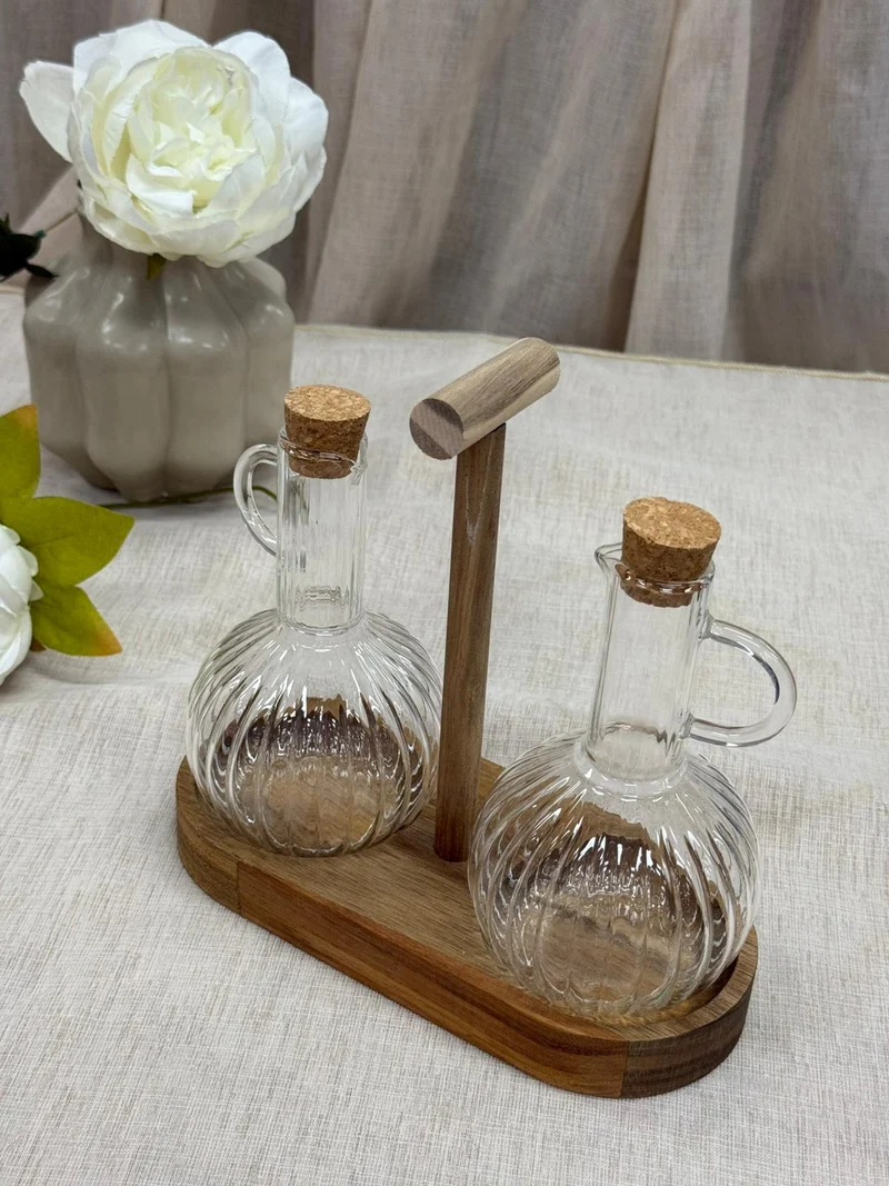Mulex Standlı Yağdanlık Seti | 2*320 ml