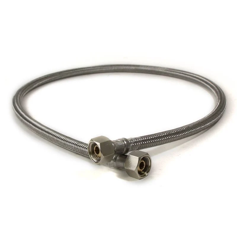 Stainless Braided Water Hose ø 3/8"x3/8"x1000mm