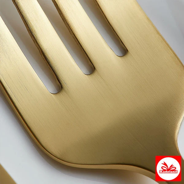 Karaca Orion Matte Gold 30 Parça 6 Kişilik Çatal Kaşık Bıçak Seti