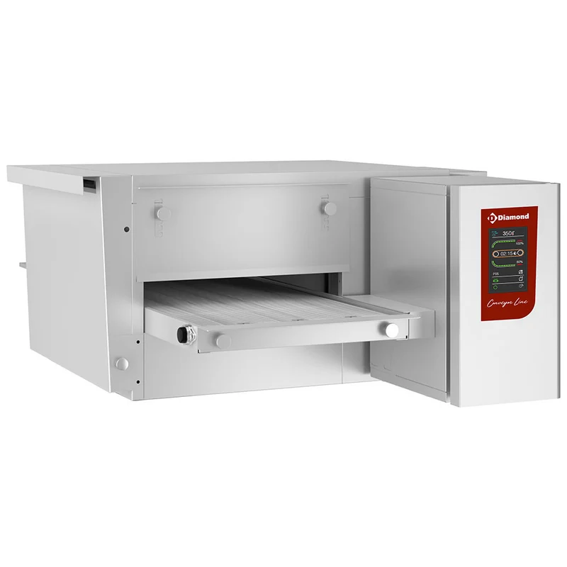 Elektro Kettenbandofen Umluft Ø 400 mm - TOUCH SCREEN - FTEV40/58-NT