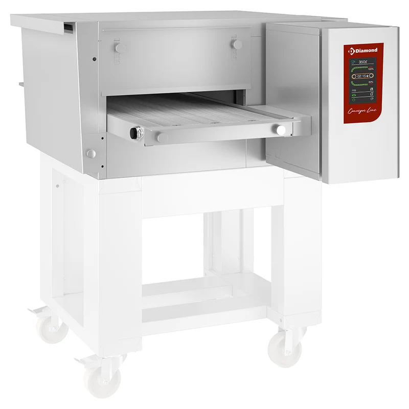 Elektro Kettenbandofen Umluft Ø 400 mm - TOUCH SCREEN - FTEV40/58-NT