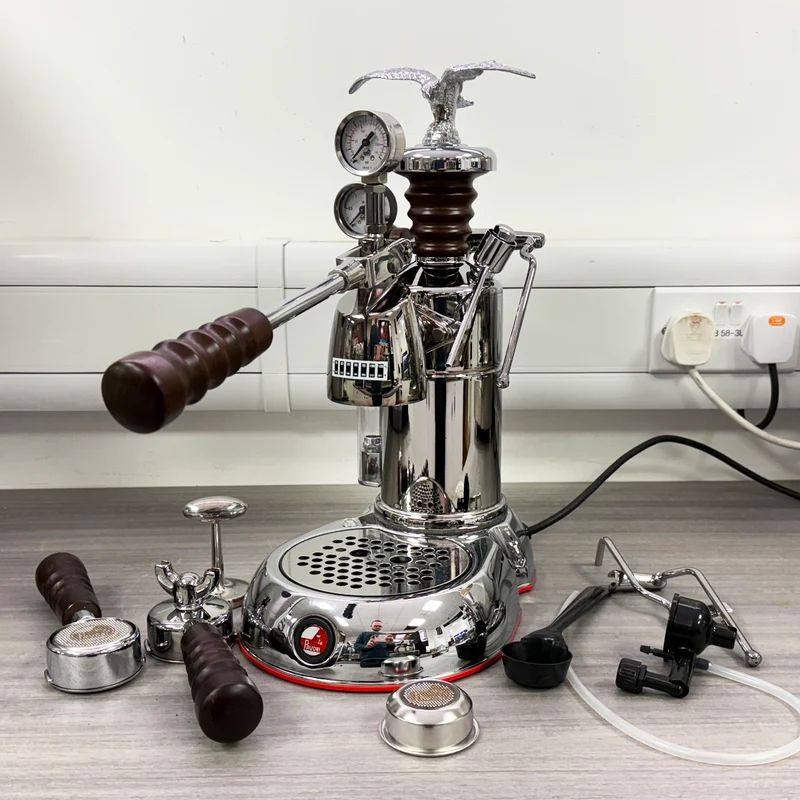 EX DEMO La Pavoni Lever Esperto Abile (Chrome) 240v - LPLESA01UK