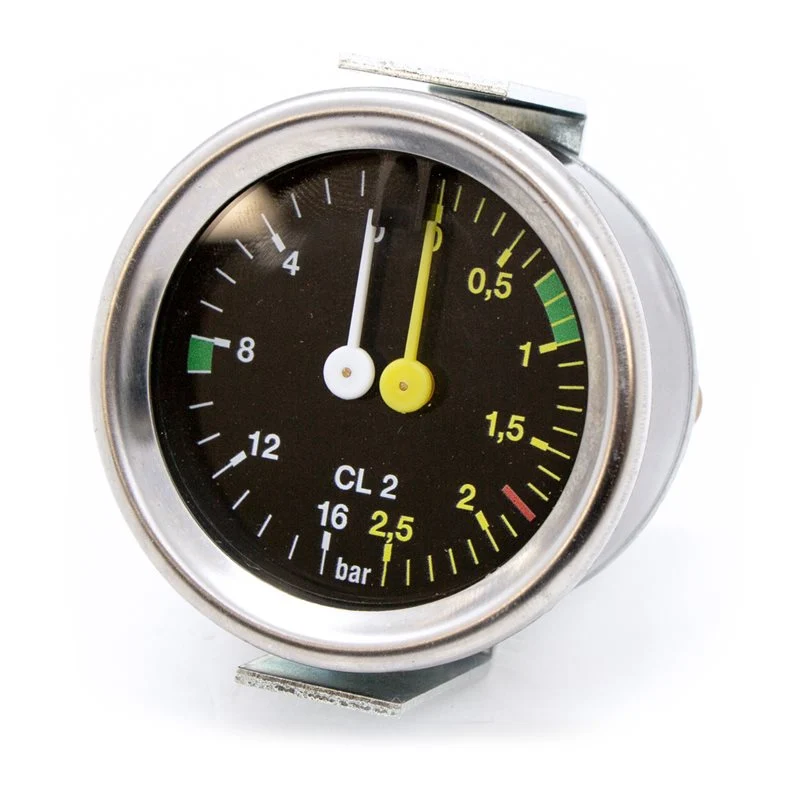 Fracino Bambino Dual Pressure Gauge ø 60mm- FC179M