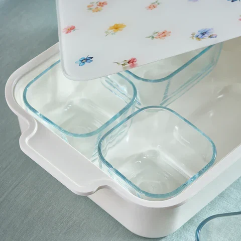 Karaca Fleur 8 Parça Kahvaltı Takımı, Çok Renkli