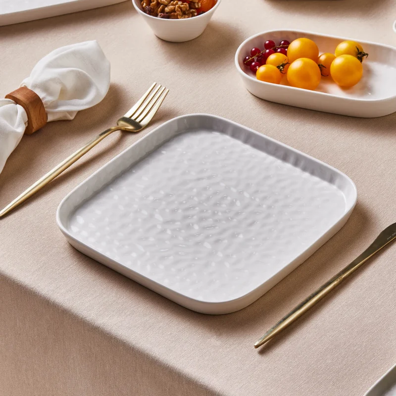 Karaca x Refika'dan Bembeyaz, Pasta Tabağı, 22cm