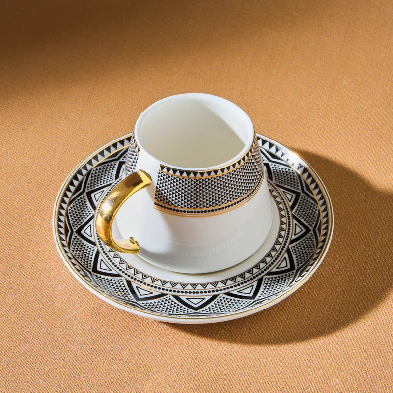 Karaca Globe Set mit 2 Kaffeetassen