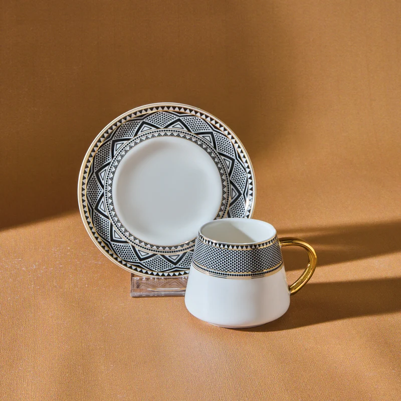 Karaca Globe Set mit 2 Kaffeetassen