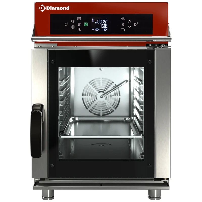 Elektroofen Dampf/Konvektion 6x GN1/1 Touch/Digit + Auto-Cleaning - FVS6-411/CTD