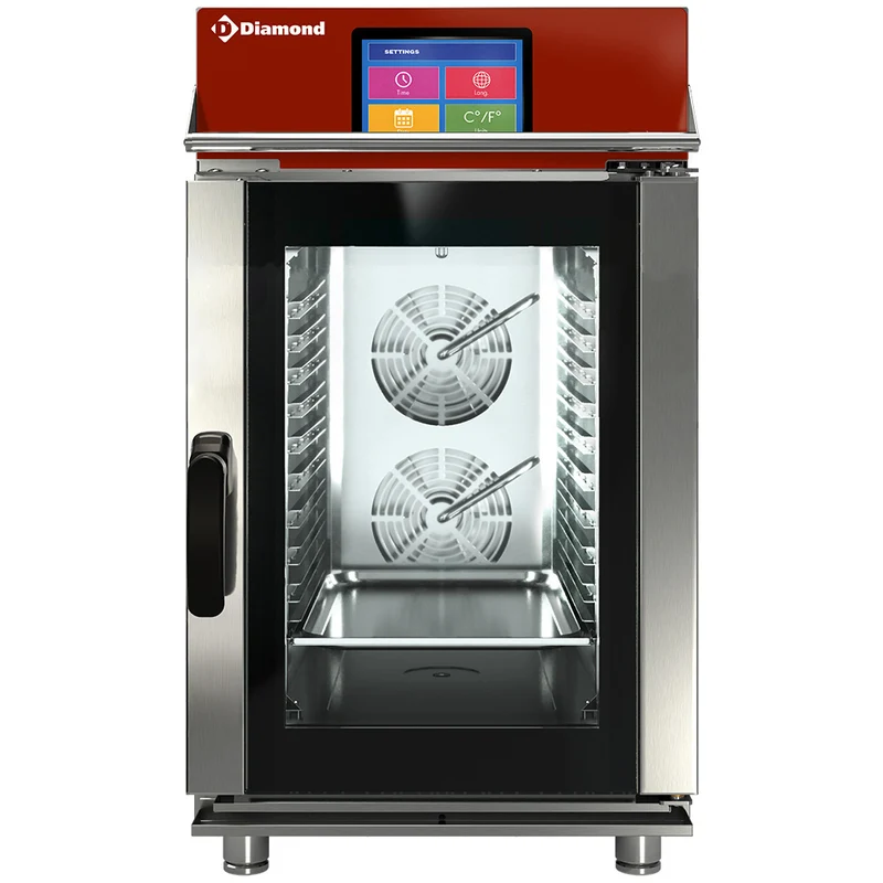 Elektro Ofen Dampf/Konvektion 10x GN1/1 Touch Screen + Auto-Cleaning - FVS10-711/CTS