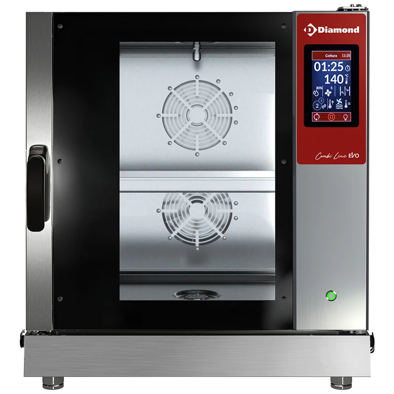 Elektroofen Dampf/Konvektion TOUCH SCREEN, 7x GN 1/1 - AUTO-CLEANING - DFV711/CTS