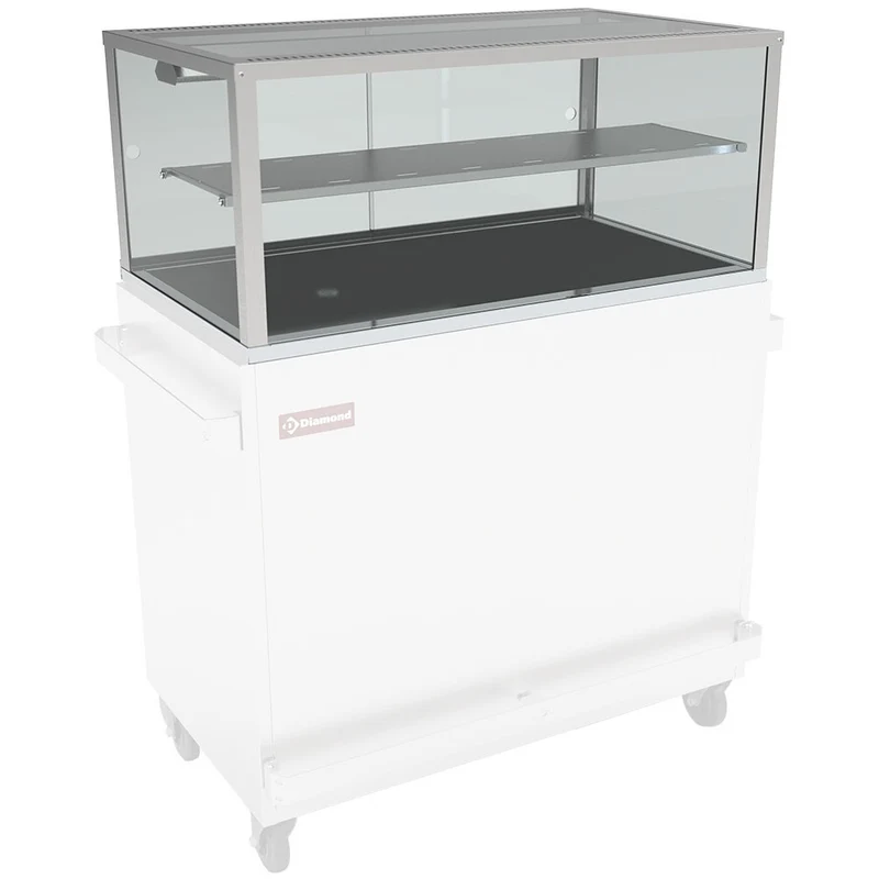 Wärmevitrine, Bain-Marie, 3 GN 1/1 Panorama - VBME-3X