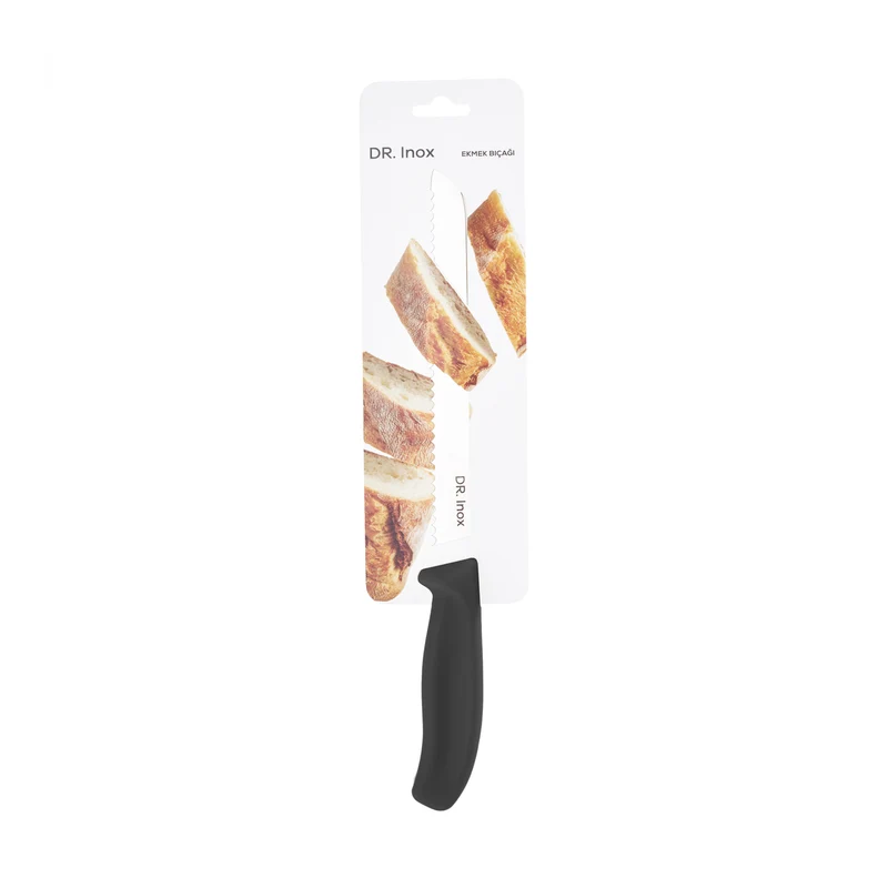 Dr. Inox Brotmesser 32cm, Schwarz