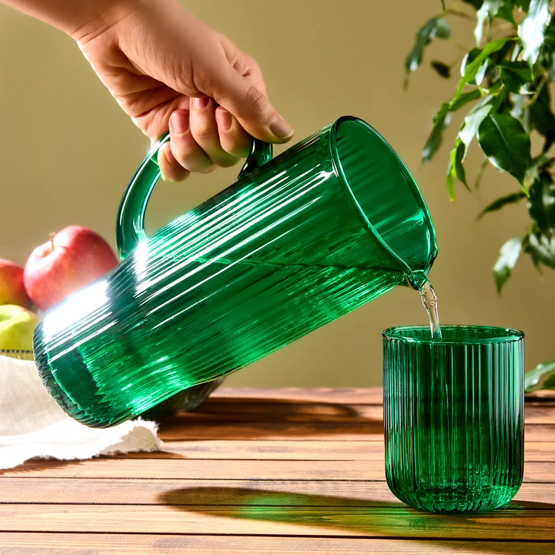 Karaca Zenith Glaskaraffe, 1L, Grün