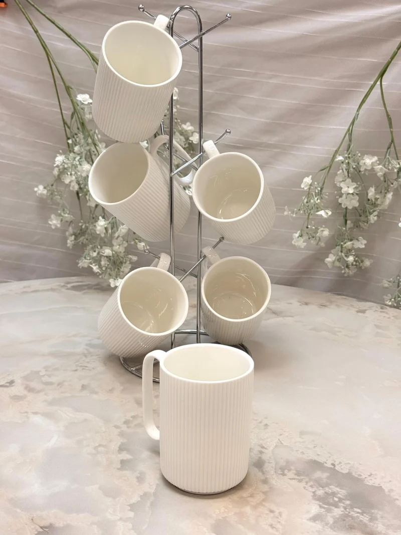 Kupa Seti Metal Standlı – 6 Parça