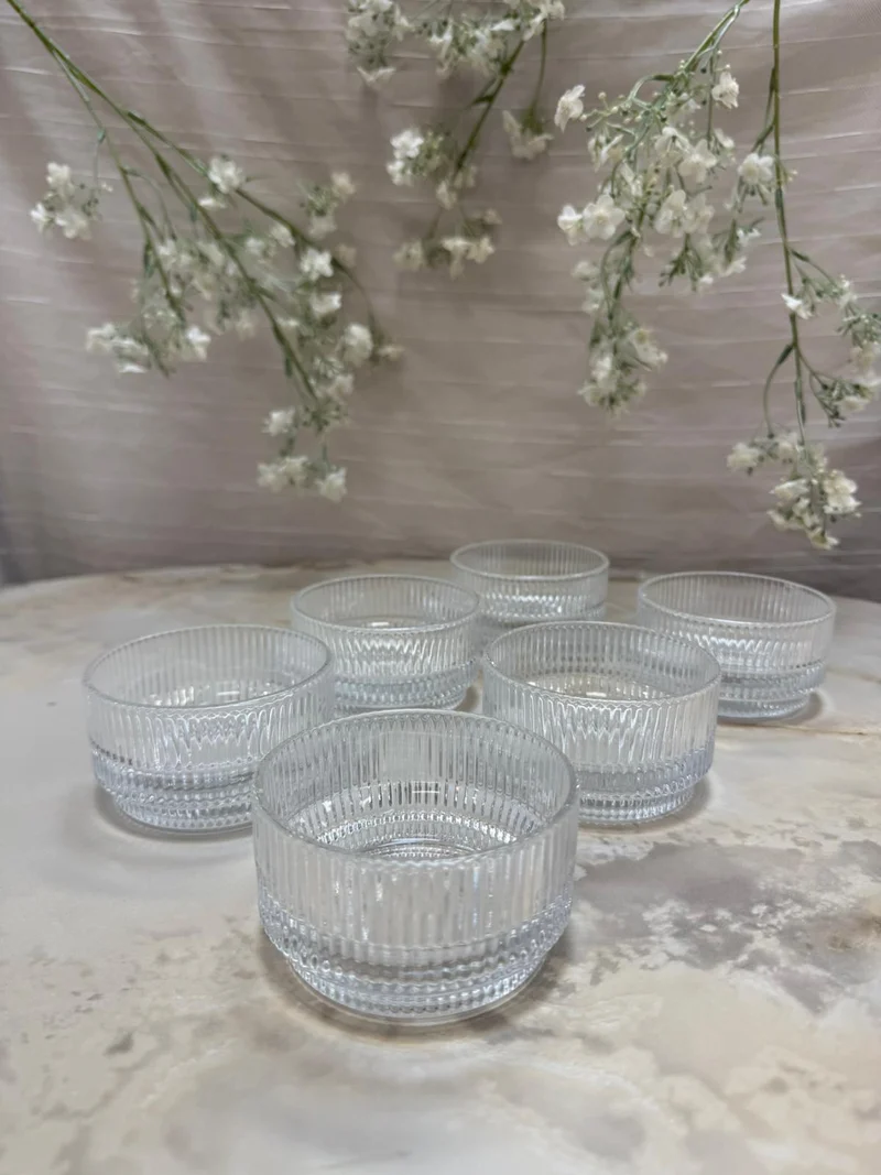 Bavary Snack Set with foot Small Kase - 200 ml - 6 Parça. Set