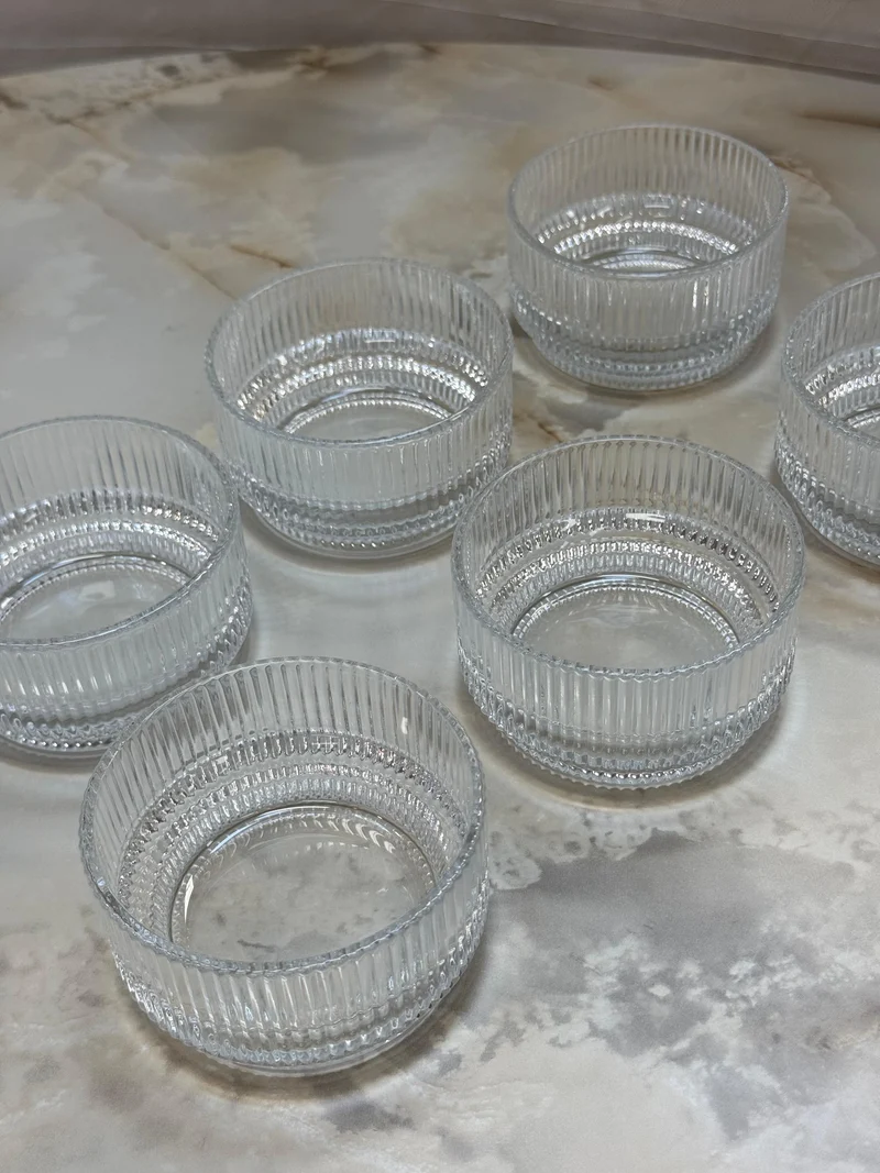 Bavary Snack Set with foot Small Kase - 200 ml - 6 Parça. Set