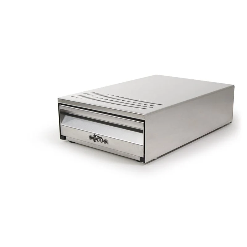 Robusta Box Stainless Steel Under Grinder Knock-Out Drawer - Large