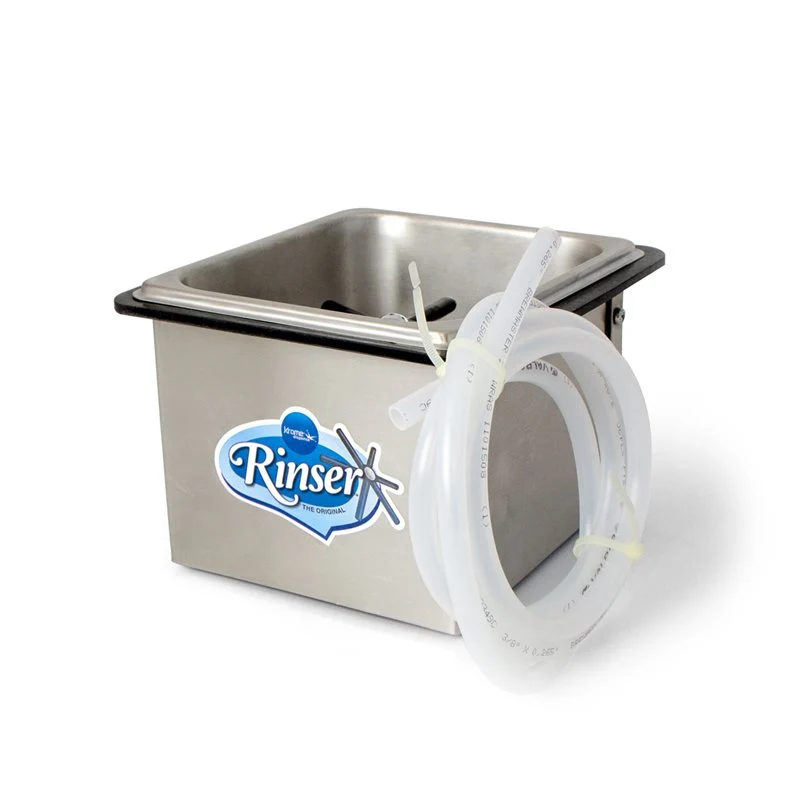 Krome Dispense Counter Top Frothing Jug/Glass Rinser - C334