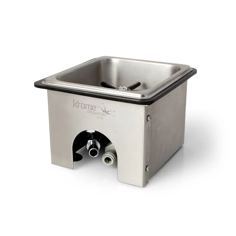 Krome Dispense Counter Top Frothing Jug/Glass Rinser - C334