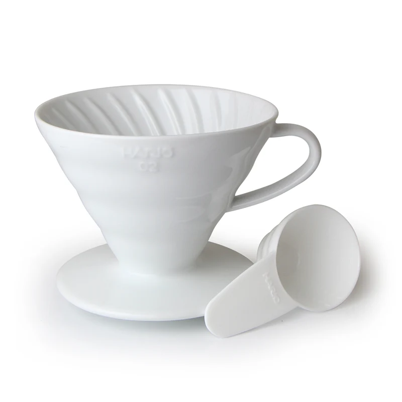 Hario V60 Ceramic Coffee Dripper 02 White - VDC-02W